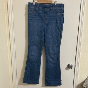 EUC Spanx Women's Pull On Wide Blue Jeans